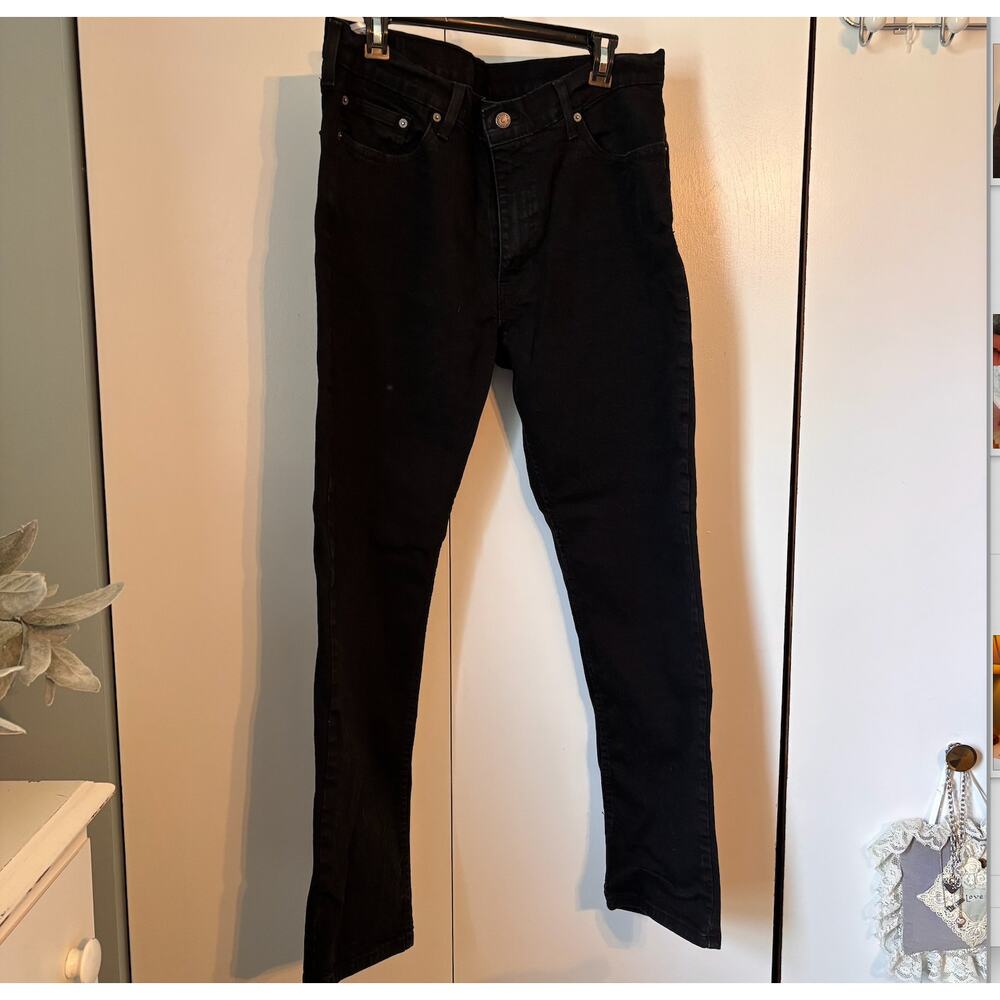 Men's Levis black 511 slim fit flex jeans 38x32